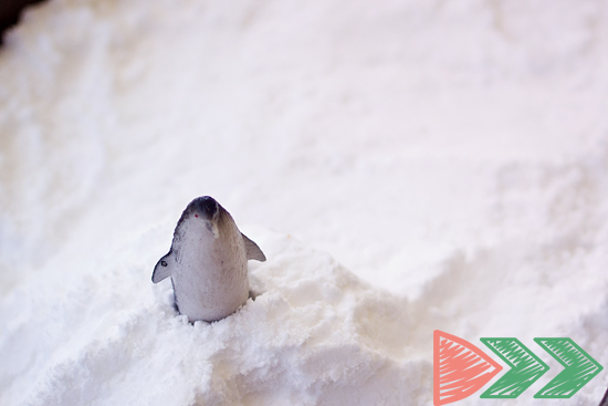 How to Make Sensory Snow in Winter…. that’s COLD!